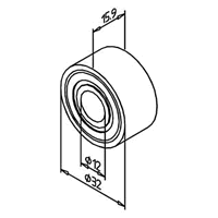 Follower Ball Bearing To Prevent Overconstraint
